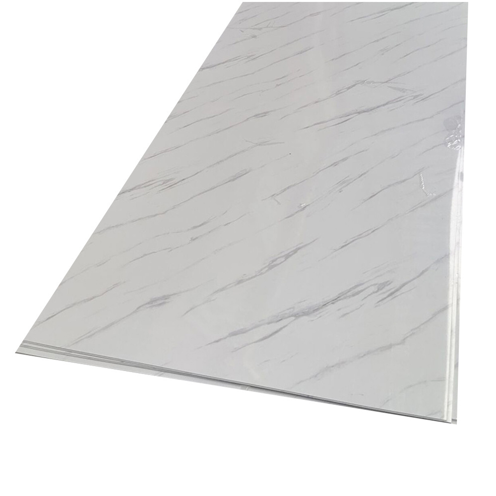 PVC Wall Covering Board for Hotel Decor New 3mm UV Marble Acrylic Plastic Ceiling Panel Translucent