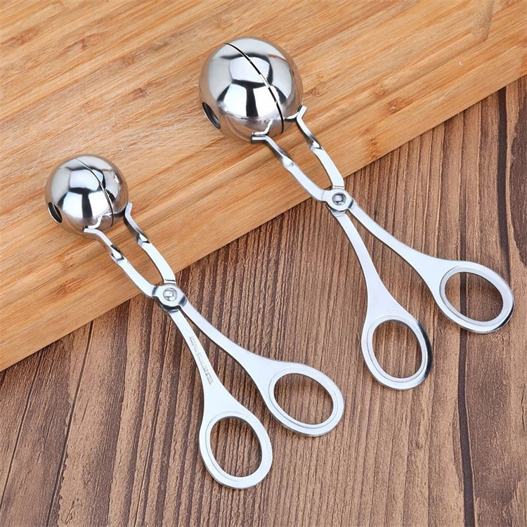 Convenient Kitchen Meatball Maker Stainless Steel Meatball Clip Fish Ball Rice Ball Making Mold Tool Kitchen Accessories