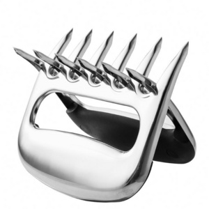 Stainless Steel Bear Claw Separator Deli Meat Slicer Turkey Fork BBQ Meat Tearing Tool 2 Piece