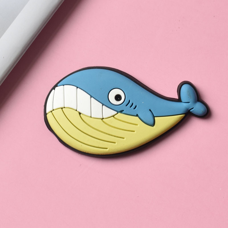 Toy kids ocean fish PVC souvenir printed promotional fridge colorful magnets pretty sea animal fridge magnet