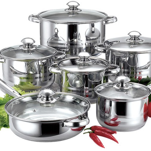 Wholesale High Quality German Style Stainless Steel Cookware Set