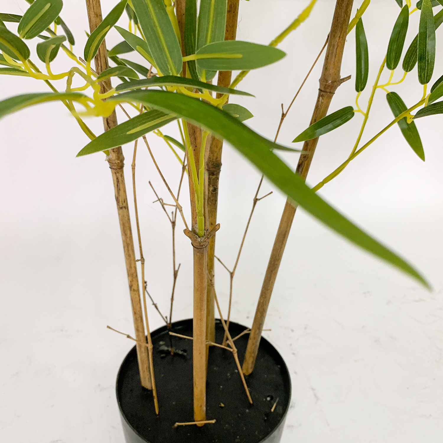 Wholesale plastic bamboo tree artificial bamboo potted green plants manufacture for house indoor and outdoor decoration