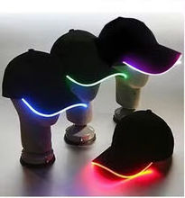 Wholesale Cap With Logo Custom Cotton Luminous Cap LED Unisex Sport Cap Customized Baseball Hat