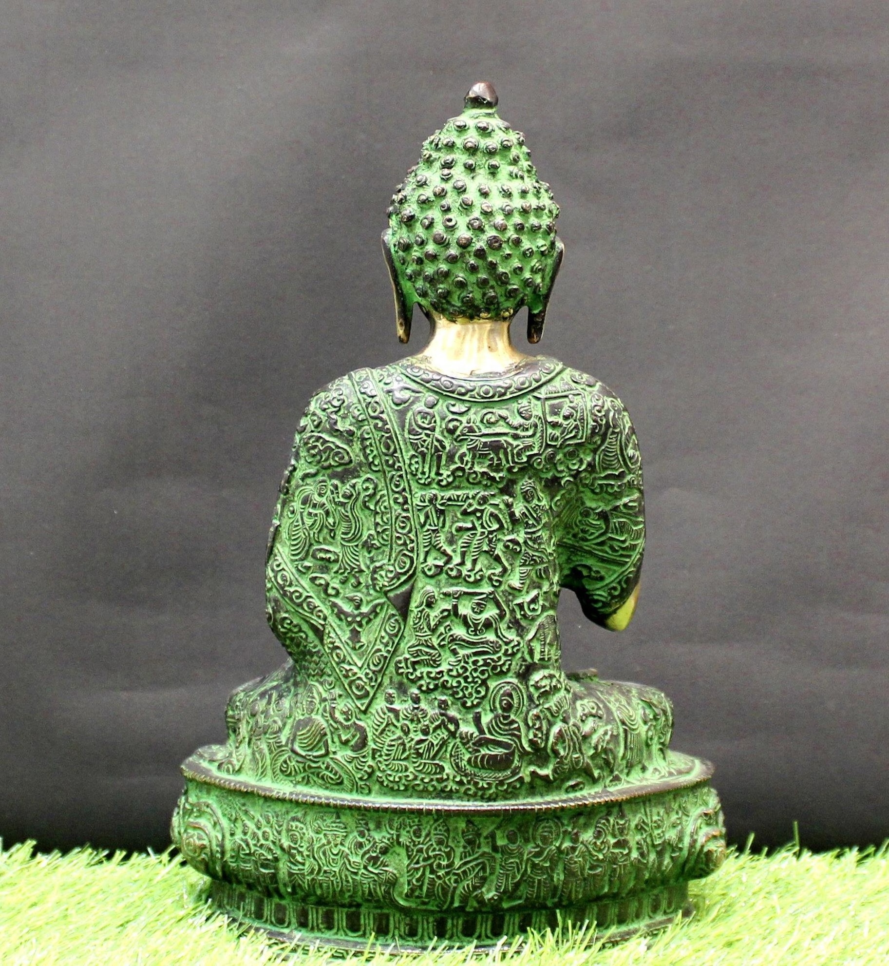 Brass Idol Medicine Buddha Home Decor Statue