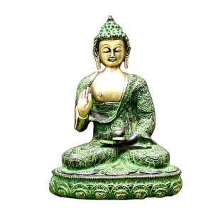 Brass Idol Medicine Buddha Home Decor Statue