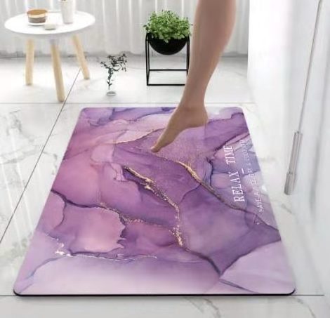 2024 Luxurious Anti Non Slip Antislip Absorbent Absorbing Floor Door Skymoving Washroom Products Bath Mats Bathroom Mats Rug