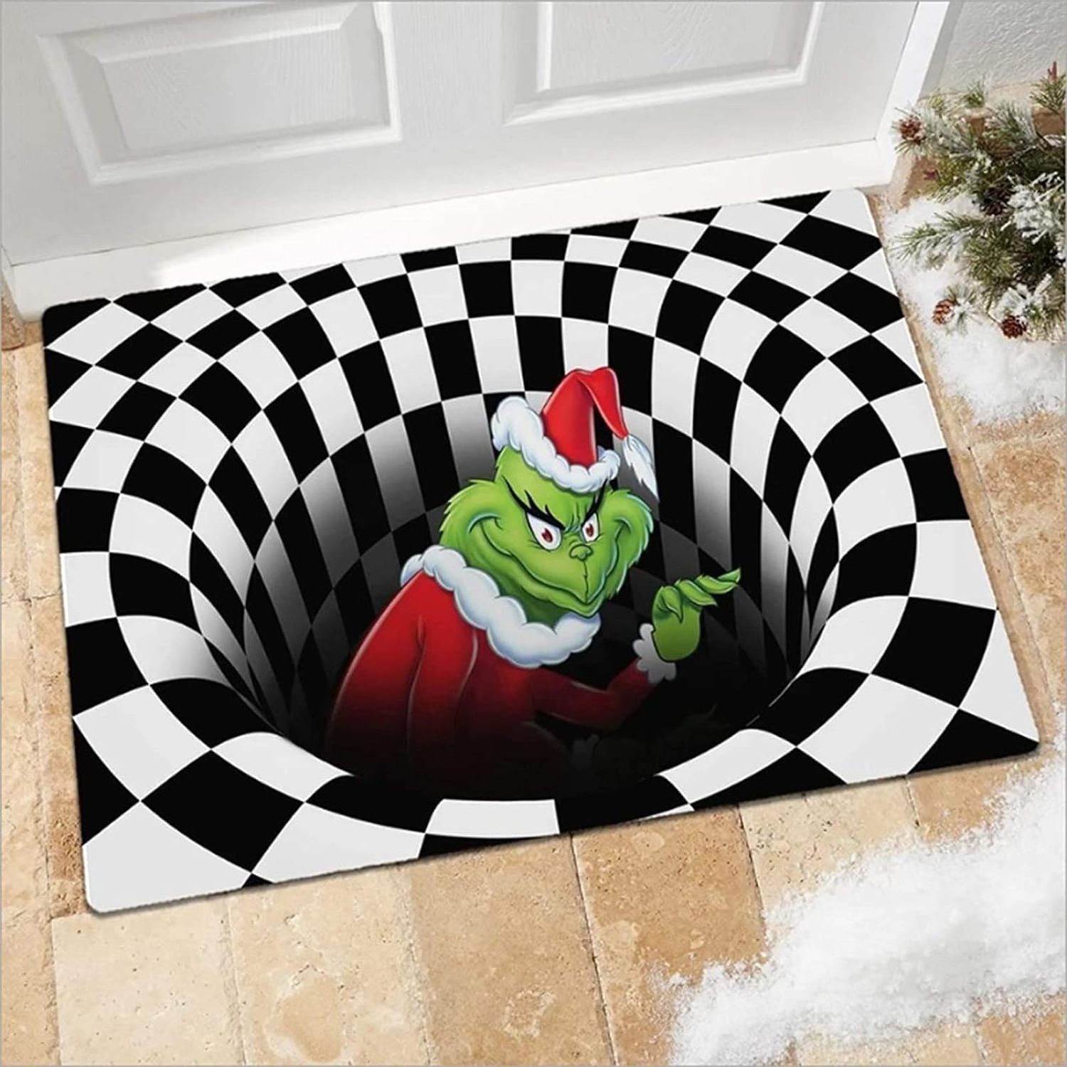 2024 New Custom DoorMat Non-Slip Welcome Mat Indoor Outdoor Printing 3D Door Mat