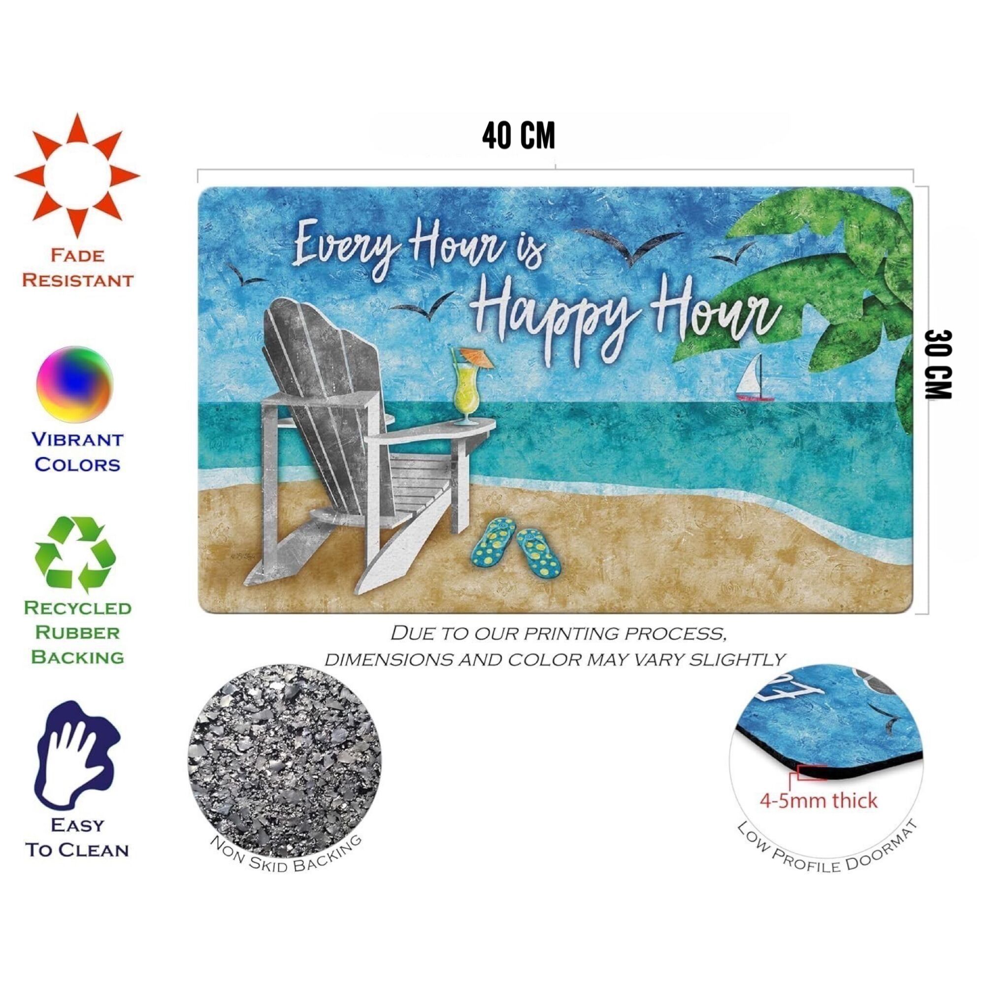 2024 New Custom DoorMat Non-Slip Welcome Mat Indoor Outdoor Printing 3D Door Mat