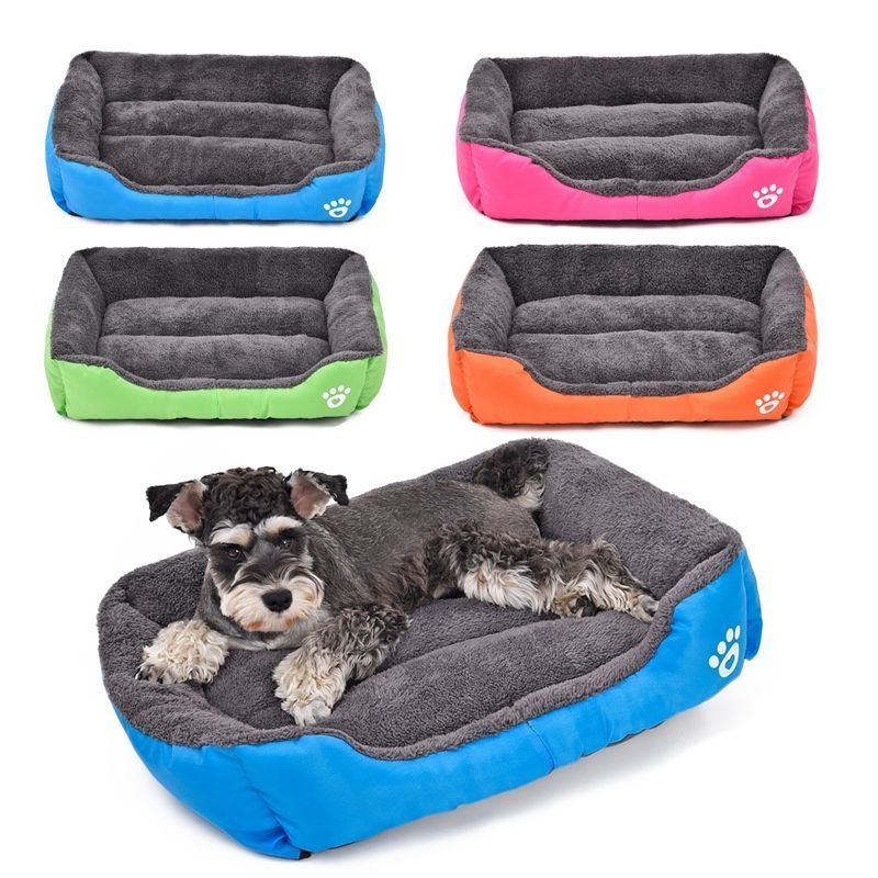 Ready to Ship Wholesale Luxury Pet Product Cushion Mat House Puppy Soft Warm Cushion Kennel Dog Mat Blanket Pad Pet Dog Bed