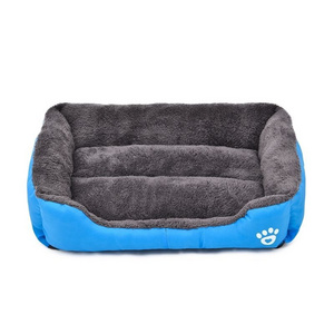 Ready to Ship Wholesale Luxury Pet Product Cushion Mat House Puppy Soft Warm Cushion Kennel Dog Mat Blanket Pad Pet Dog Bed