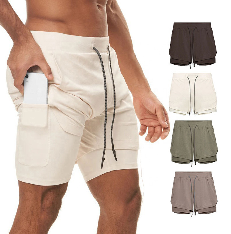 Wholesale Summer Beach Shorts Elastic Swimwear Quick Dry Mens Swim Shorts With Pocket