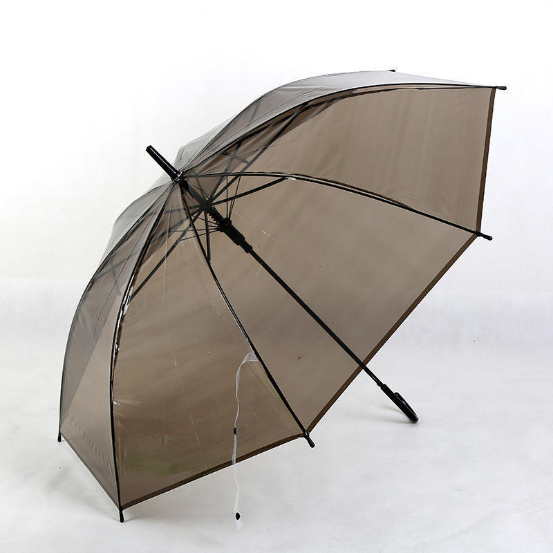 Copper Thicken Automatic Umbrella Outdoor Windproof Umbrella With Wooden Handle 3 Folding Reverse Umbrella