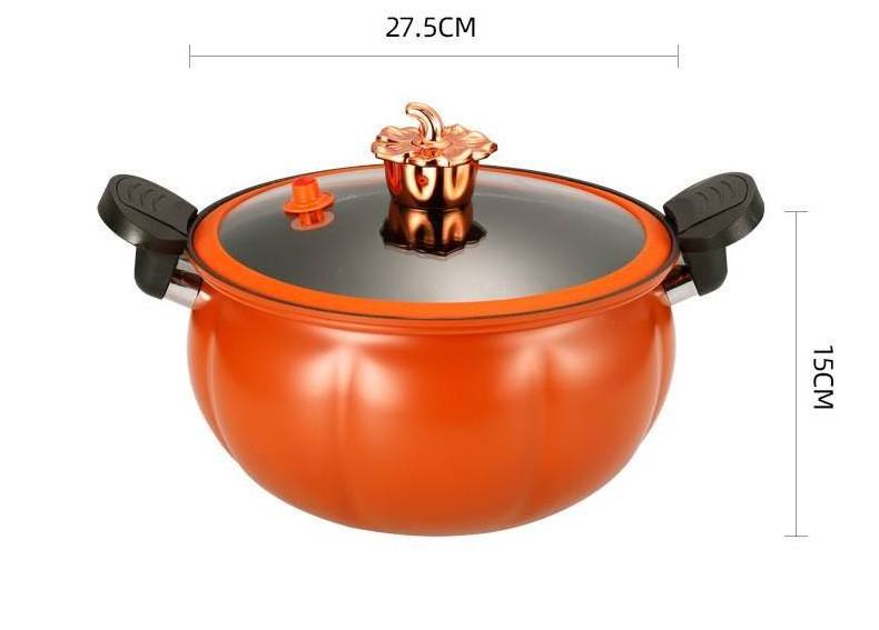 Pumpkin Shape  Non-Stick Multi-Functional Stewing And Boiling Soup Pot