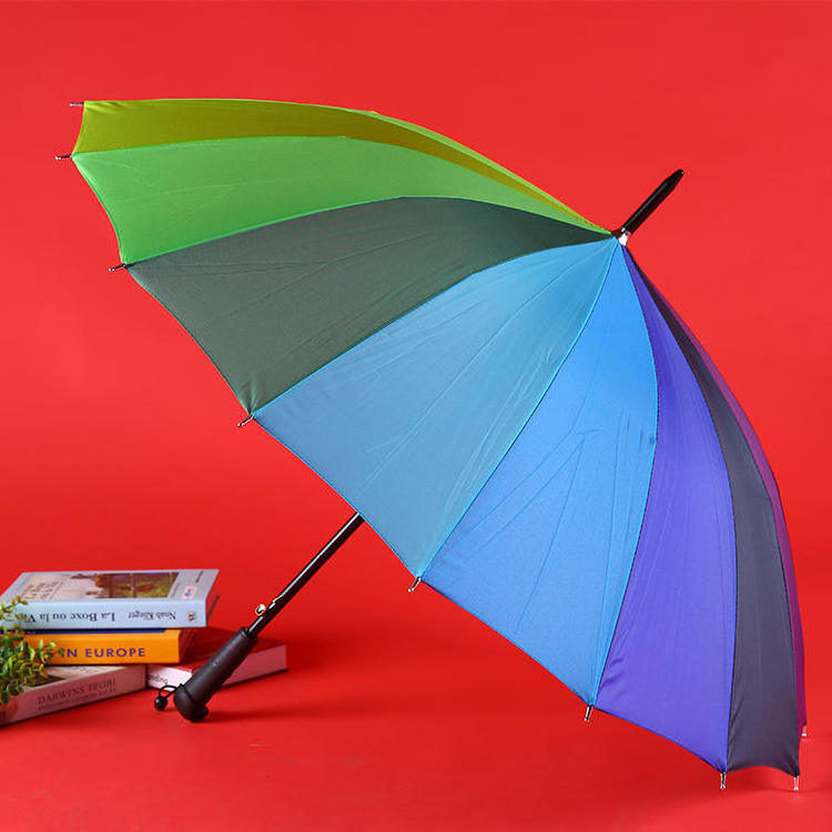 MU automatic portable,reverse car reflective light ledluminous windproof folding inverted Umbrellas/