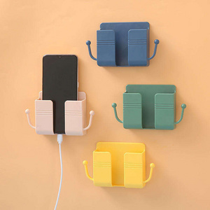 Wholesale Phone Holder Wall Hanging Paste Type Mobile Phone Storage Bedroom Remote phone Storage