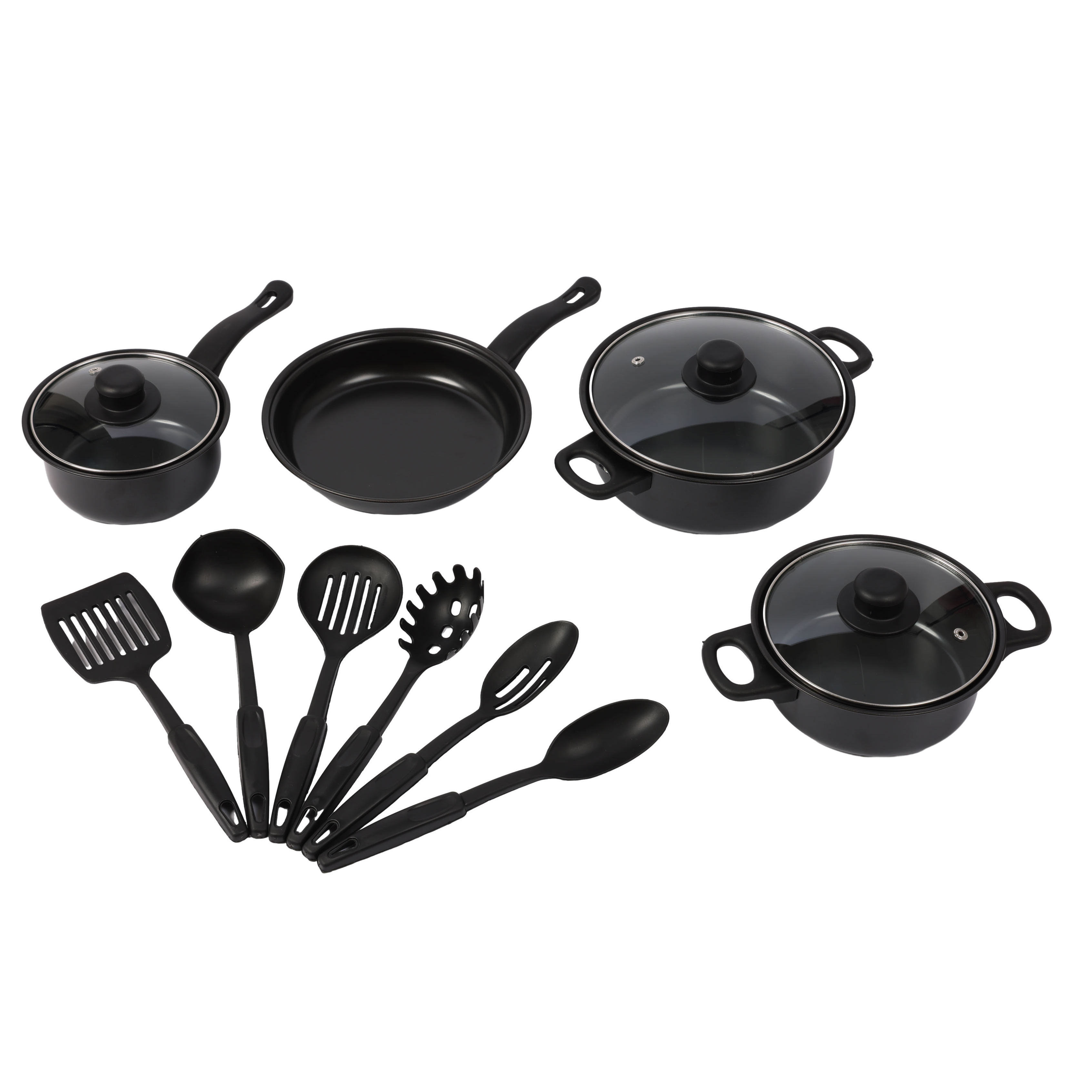 Hot Selling Kitchen Cookware, Supplier Non Stick Die Casting Cast Iron Kitchen Cooking Pot Frying Pan Casserole Cookware Sets/