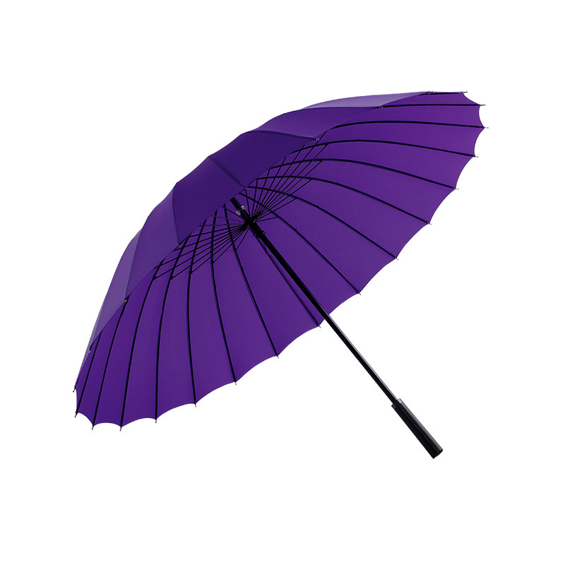 Chinese supplier New fashion 3 persons golf umbrella long handle man rain umbrella home 24 ribs windproof umbrella