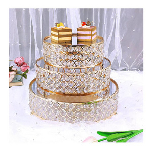 Cake stand wedding decoration wedding goblet cake stand mirror tray round dessert display stand