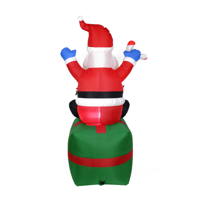 Source Factory Customization Hundreds of Santa Claus Christmas Inflatable Decoration for Outdoor Indoor