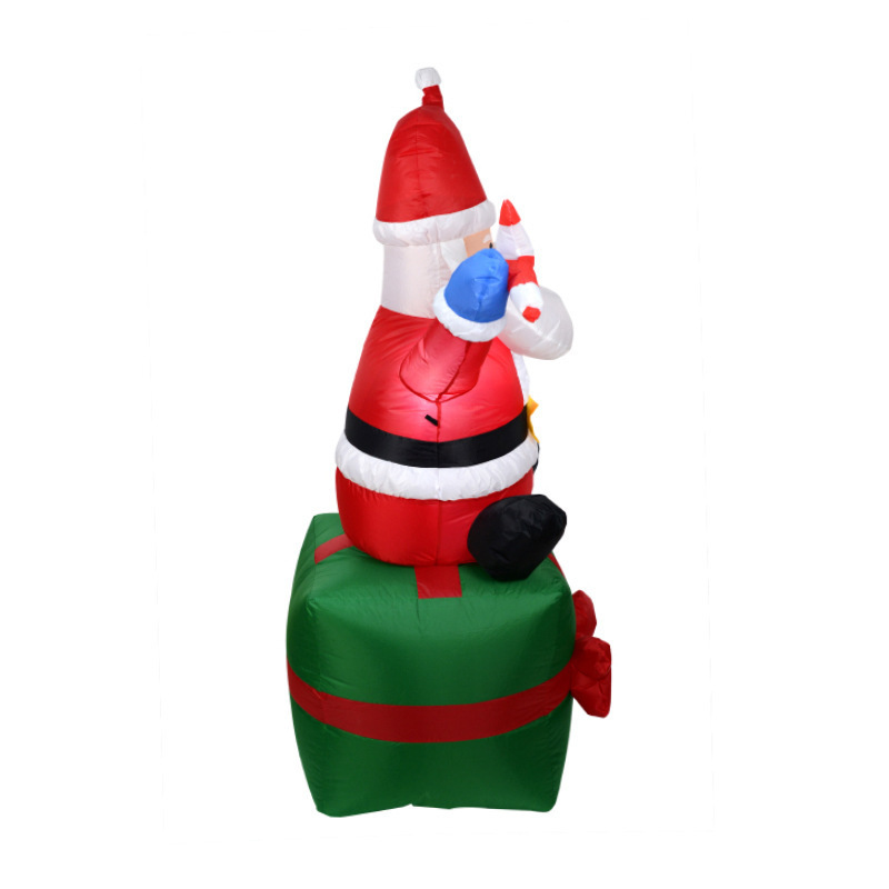 Source Factory Customization Hundreds of Santa Claus Christmas Inflatable Decoration for Outdoor Indoor