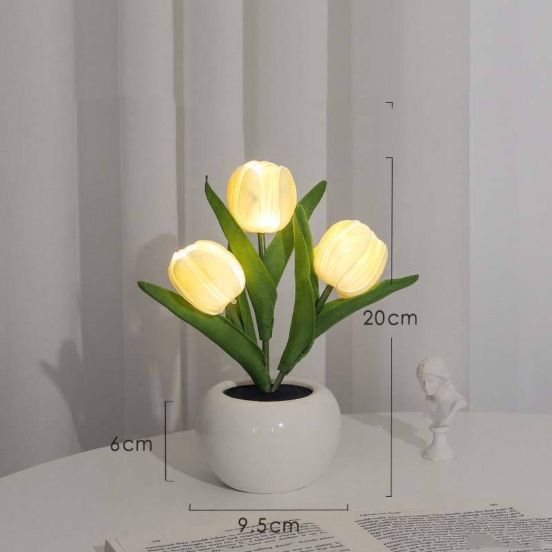 Tulip nightlights Complimentary nightstand ambiance lights glow-in-the-dark decor