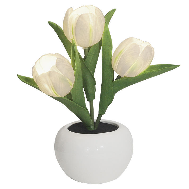 Tulip nightlights Complimentary nightstand ambiance lights glow-in-the-dark decor