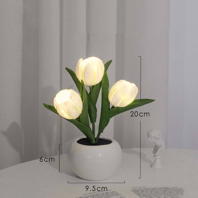 Tulip nightlights Complimentary nightstand ambiance lights glow-in-the-dark decor