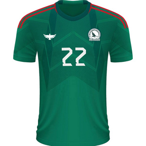 Wholesale latest World national team qatar home training Cup Thailand Quality mexico soccer jersey black football t-shirts men