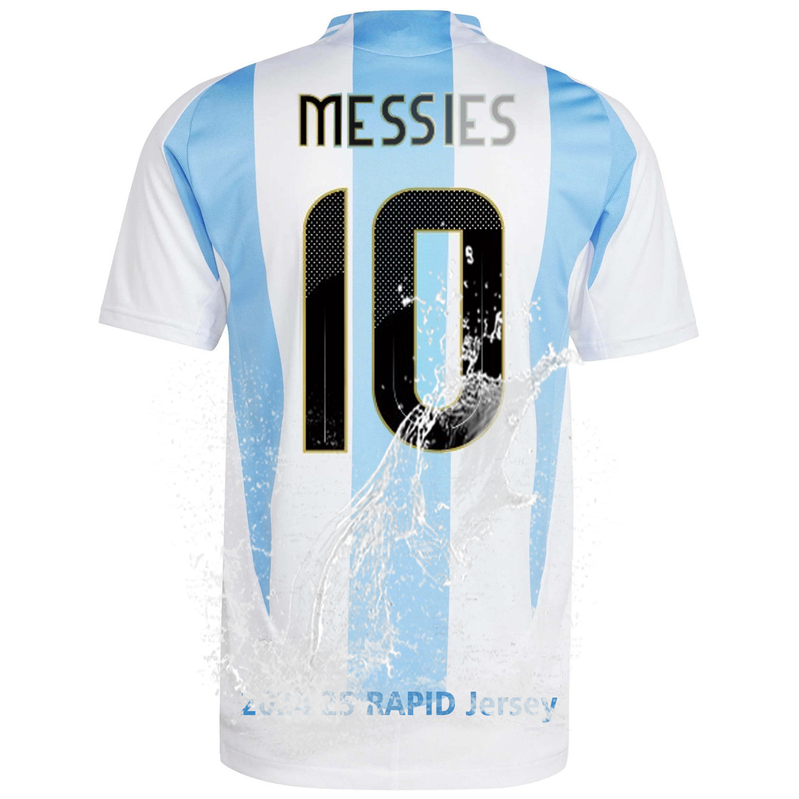 Best cheapest Thailand kit set 10 football uniform 3 estrellas argentina jersey for kids messies jersey kids soccer jersey