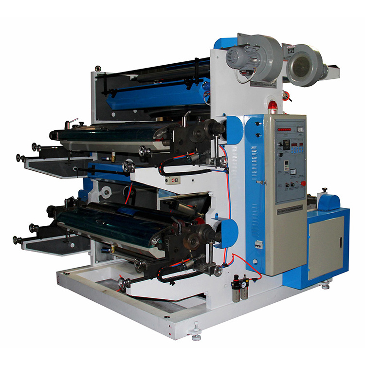 one color small flexo printing machine horizontal flexo printing machine 600 mm