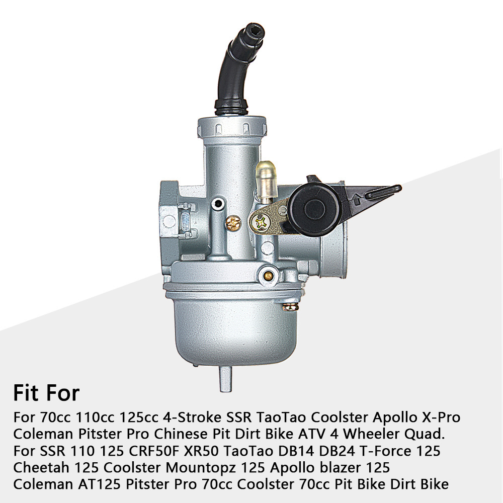 Carburetor 22mm PZ22 For 4 Stroke 110cc 125cc 140cc 150cc Taotao Kazuma Sunl Coolster Roketa ATV Pit Dirt Bike Carburetor