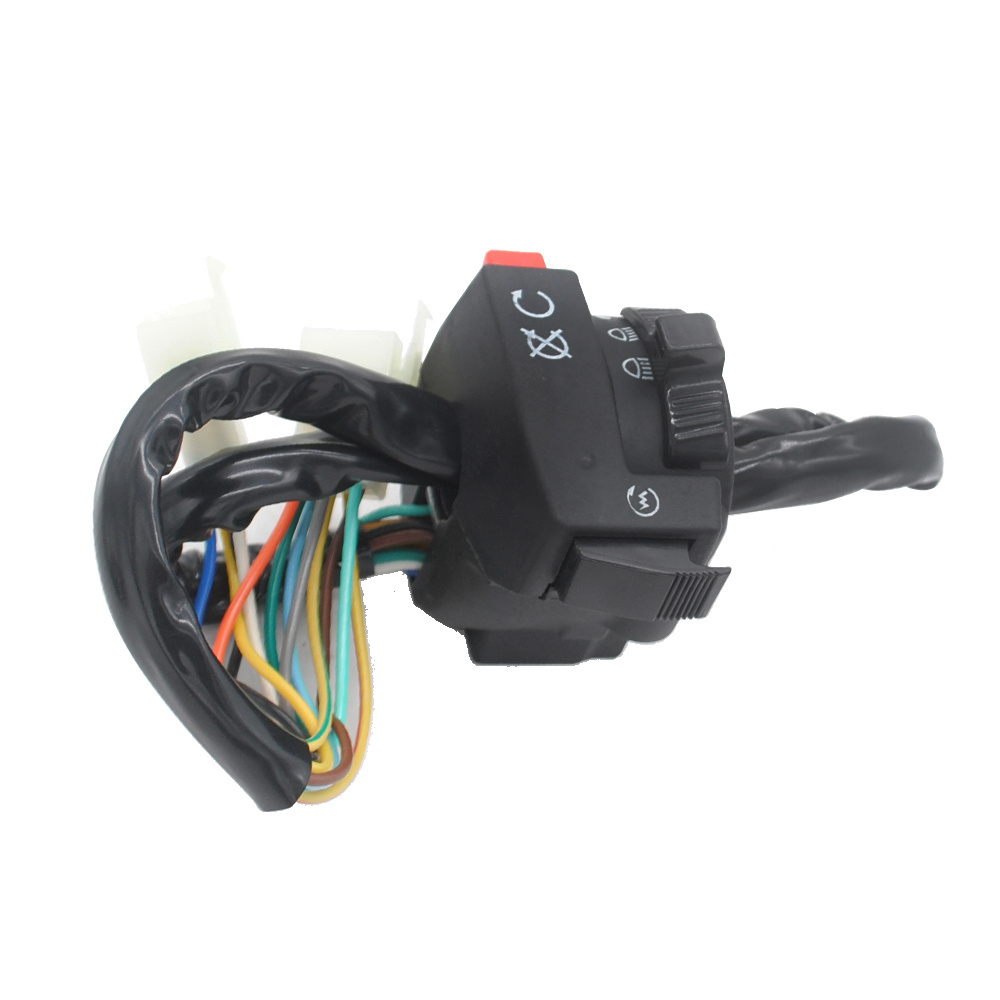 5 Function Universal Left Handlebar Headlight Engine Start Run Off Switch For 150CC 200CC 250CC 300CC Chinese ATV 4 Wheeler