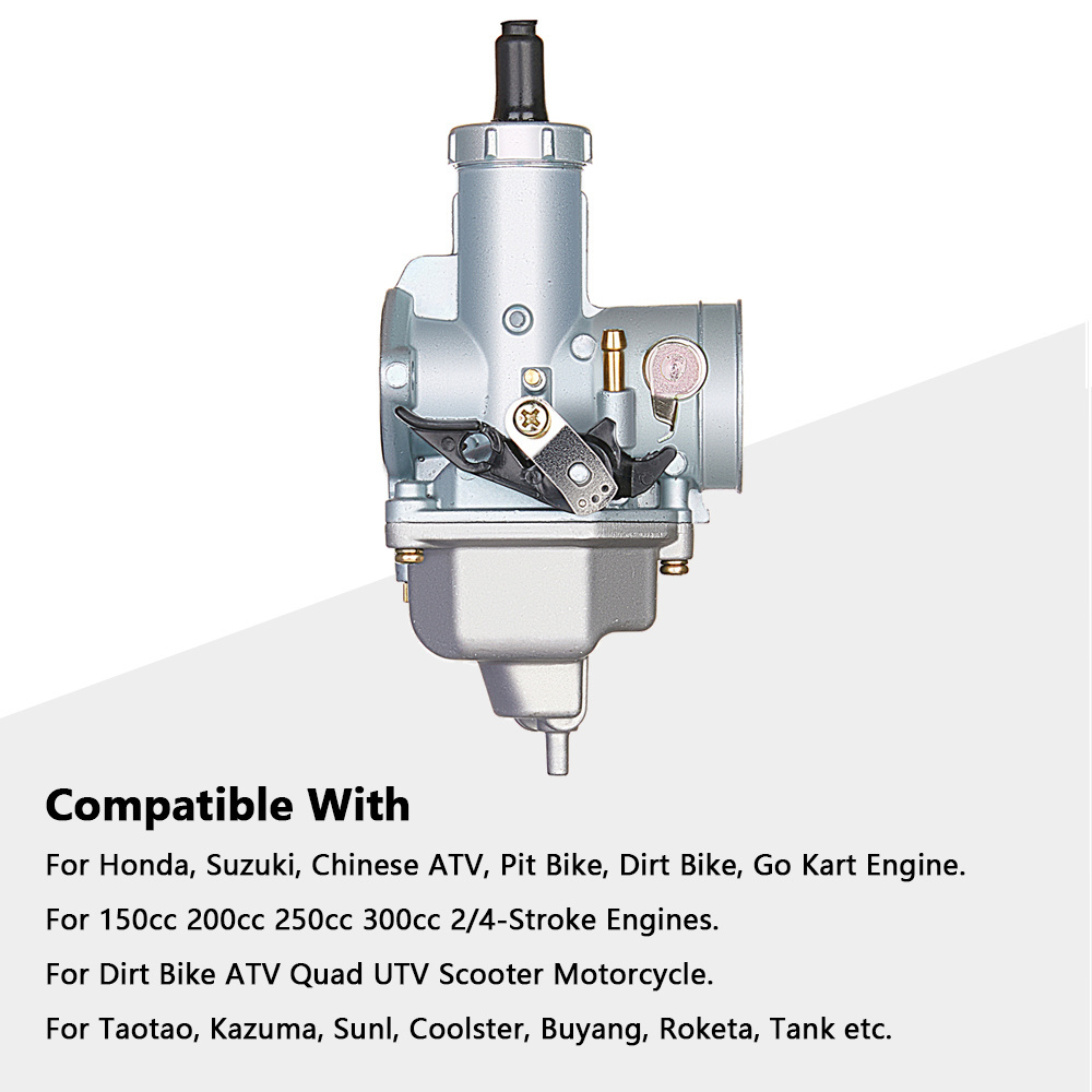 Manual Carburetor PZ30 30mm For 150cc 200cc 250cc 300cc 4 Stroke Dirt Bike ATV Scooter Quad Motorcycle Carburetor