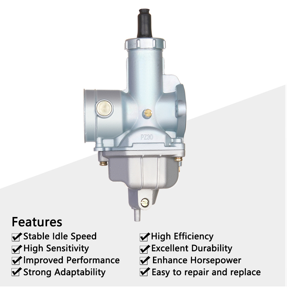 Manual Carburetor PZ30 30mm For 150cc 200cc 250cc 300cc 4 Stroke Dirt Bike ATV Scooter Quad Motorcycle Carburetor