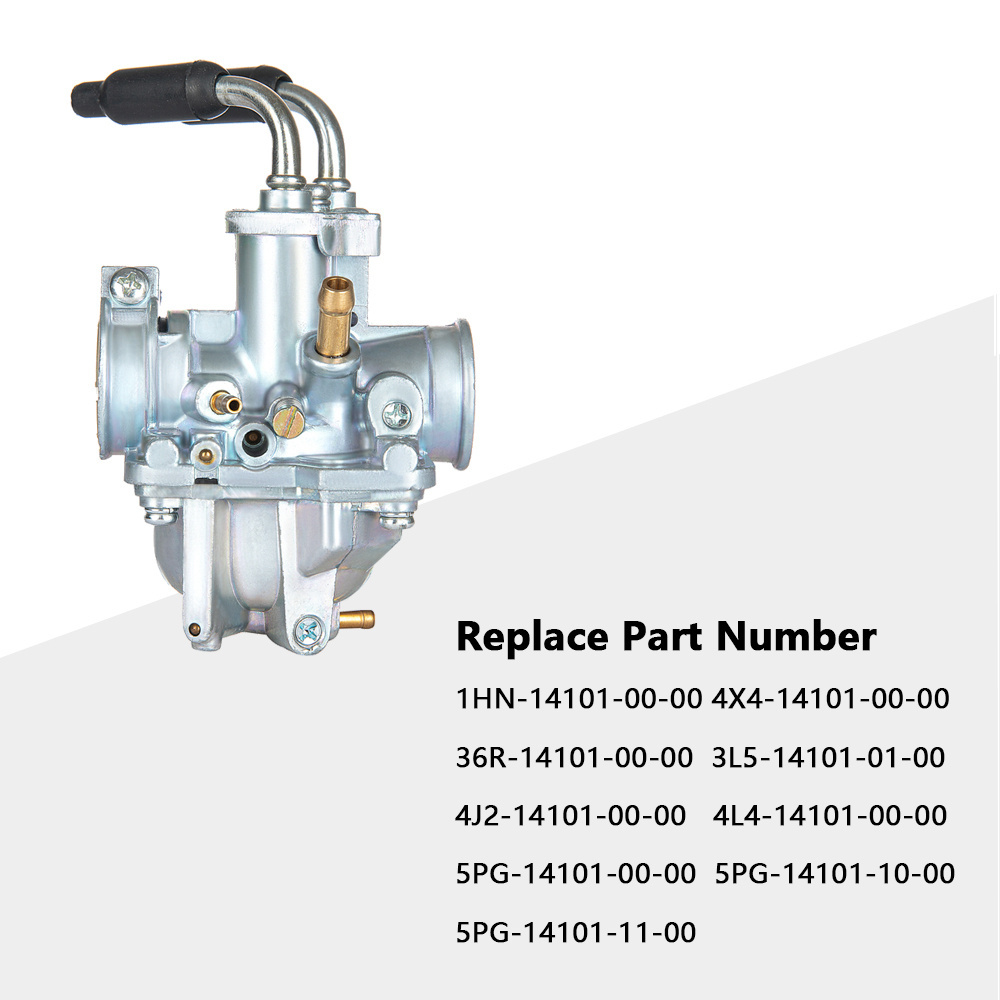 Motorcycle Carburetor For Yamaha YT60 YF60 PY50 QT50 Yamahopper PW50 Y-Zinger 50 Motorbike Dirt Bike Carburetor