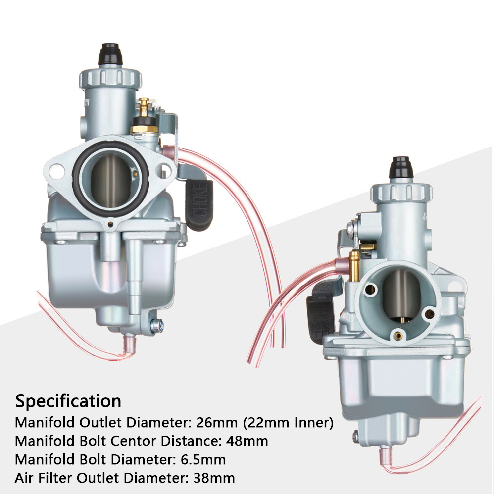 VM22 26mm Carburetor For Mikuni 110cc 125cc 140cc Lifan YX Zongshen Motorcycle Pit Dirt Bike Carburetor