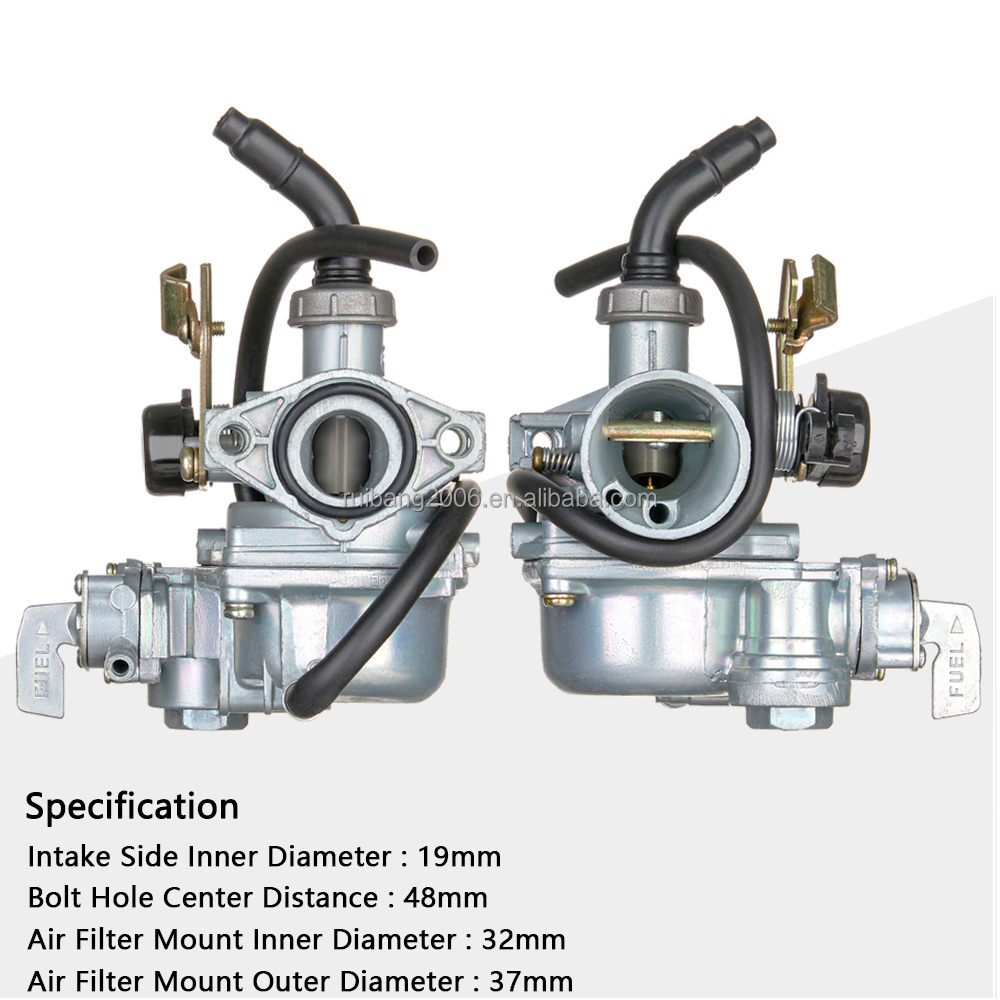 PZ19 Carburetor 19mm For 70cc 90cc 100cc 110cc 125cc Taotao Kazuma Baja NST Sunl Chinese Quad 4 Stroke ATV Carburetor