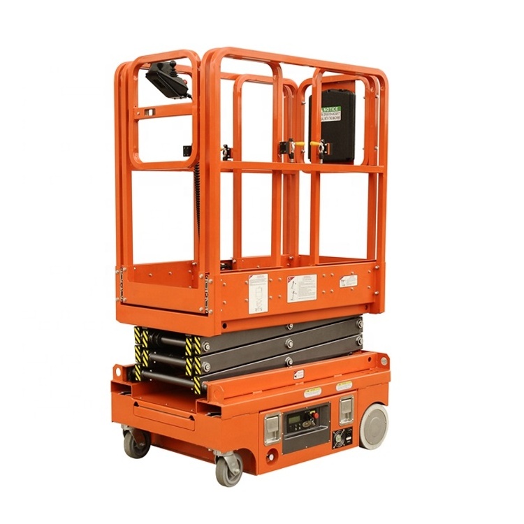 Hydraulic automatic scaffolding working platform truck mounted scissor lift platform