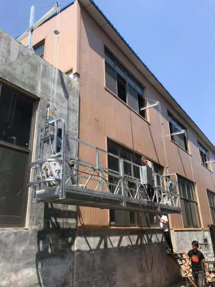 zlp cleaning building facade Motor hoist cranes motorized lifting platform/cargo lift