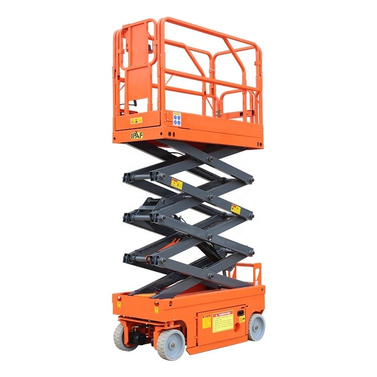 Hydraulic automatic scaffolding working platform truck mounted scissor lift platform