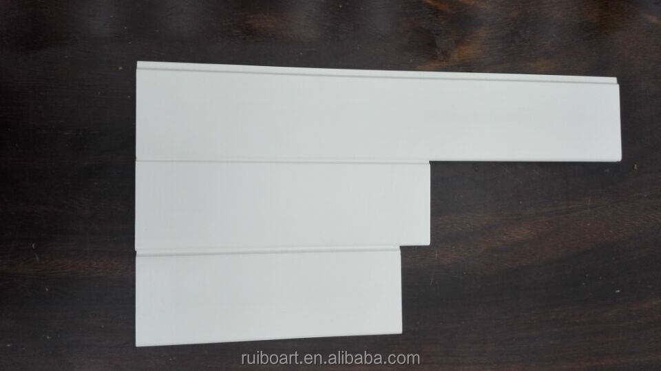 white gesso coated Primed finger joint wood door jamb door casing architraves moulding