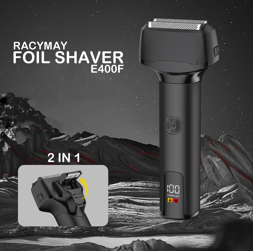 2024 NEW IPX5 Washable Electric Reciprocating Foil Shaver for Men USB Rechargeable Electric Razor Shaver