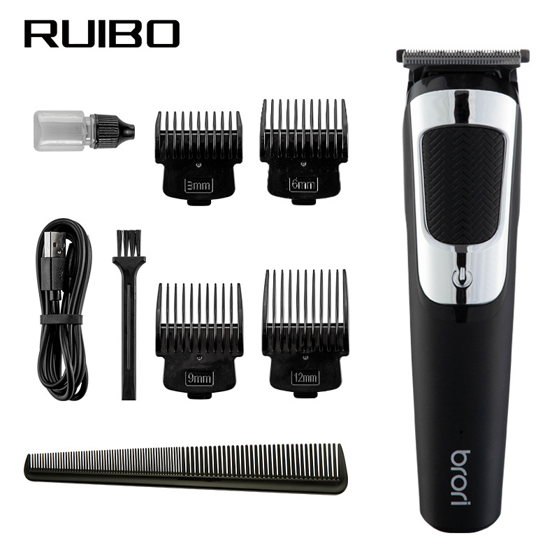 Portable Household Cordless Hair Cut Machine Men Professional Rechargeable Electric Barber Hair Trimmer