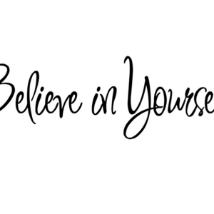 Believe in Yourself Decal Wall Quote Sayings Stickers Quotes Vinyl Inspirational Wall Decals Words Letters