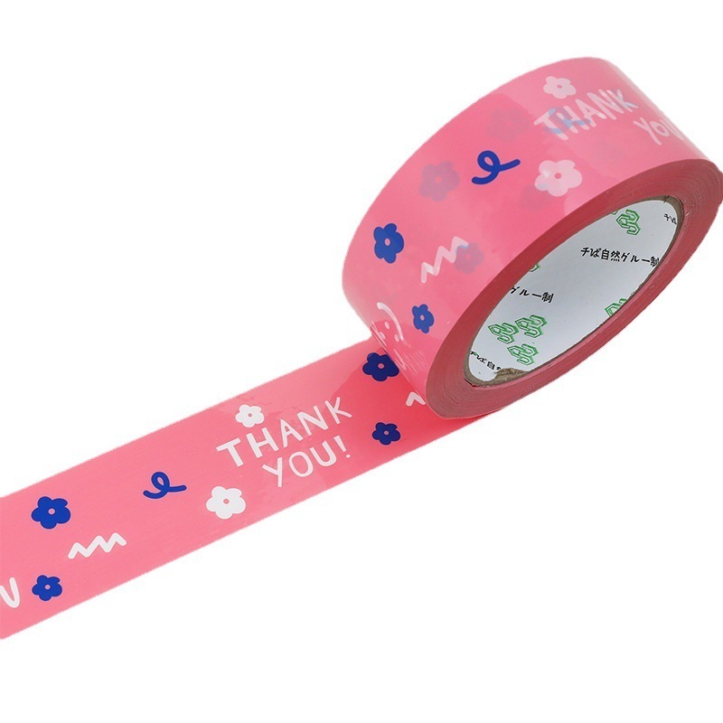 Custom Warning Box sealing tape BOPP printing sealing tape Cartoon cute Packaging tape