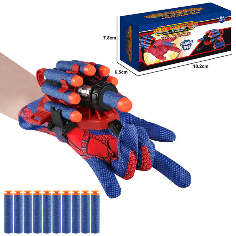 Spiderman Web Shooter Hot Selling Super Hero Movie Launchers Children Toys Spiderman Web Shooter