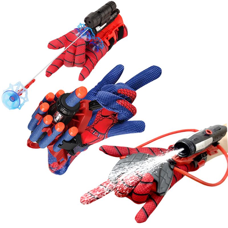 Spider-Man Web Shooter With Wrist Toy Kits Factory Price Spiderman Launcher Gun Toys Spider-Man Web Shooter