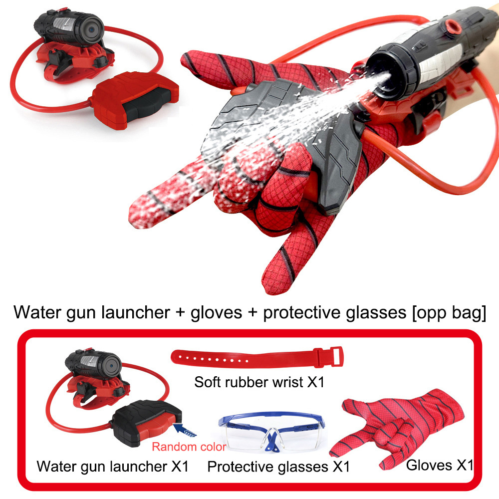 Spider-Man Web Shooter With Wrist Toy Kits Factory Price Spiderman Launcher Gun Toys Spider-Man Web Shooter