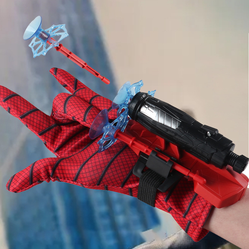 Spider-Man Web Shooter With Wrist Toy Kits Factory Price Spiderman Launcher Gun Toys Spider-Man Web Shooter