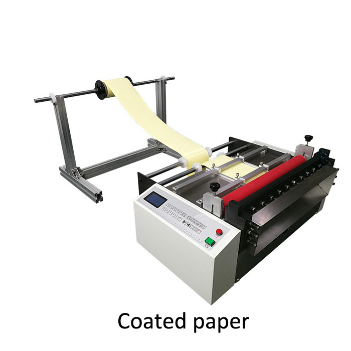 Plastic Film, Foam Tape, Label Paper Roll to Sheet Cutting Machine with CE